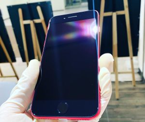 スマホの画面割れ防止iphonese第2世代ガラスコーティング 新潟市 江南区
